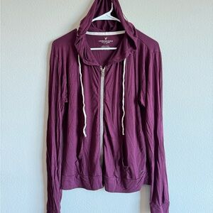 American Eagle Outfitters Purple Relaxed Fit Jacket Size XL